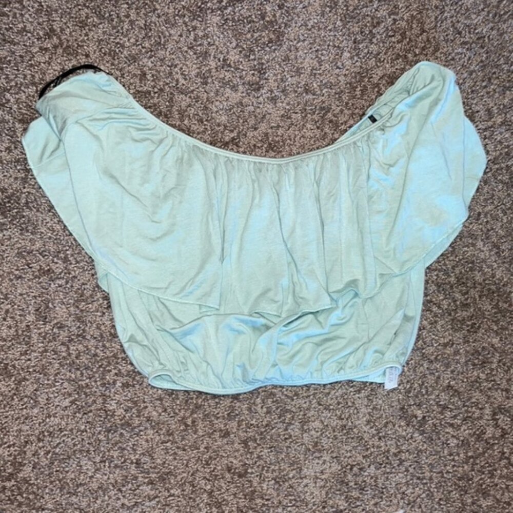 Forever 21 light blue shirt